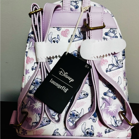 Loungefly Disney Floral Stitch Backpack - Picture 3 of 4